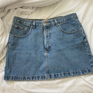 Vintage London jeans denim skirt